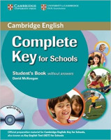 COMPLETE KEY FOR SCHOOLS STUDENTS BOOK WITHOUT ANSWERS WITH  